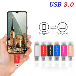 TYPE-C USB 3.0 Flash Drive 64GB High Speed OTG Pen Drive 32G Real Capacity Memory Stick for Android Phone Creative Gift Pendrive