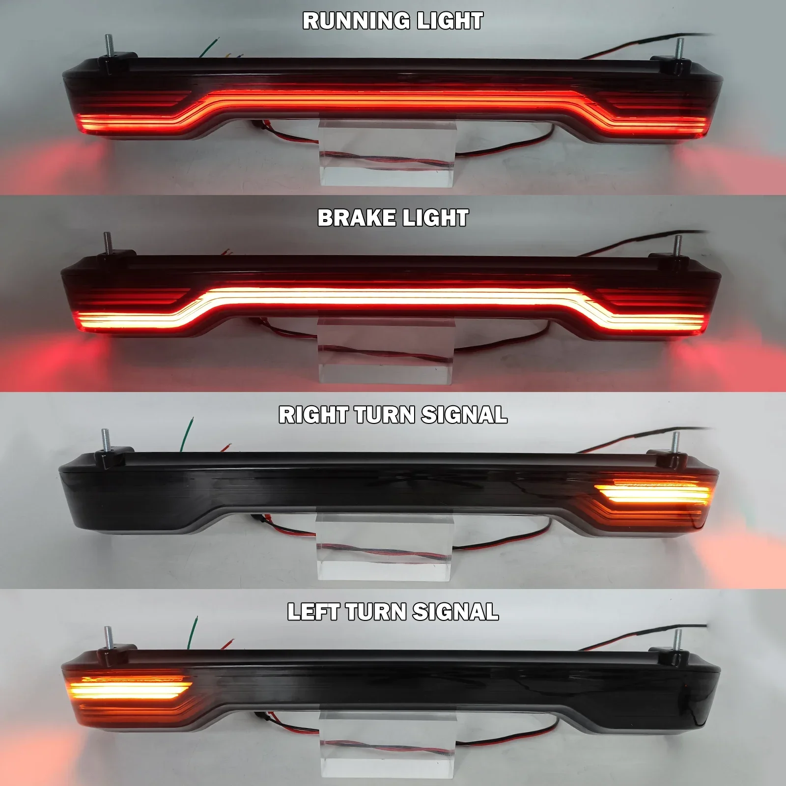 Motorcycle LED Trunk Pack Brake Light Brake Turn Signal Tail Lamp For Harley Touring Road Glide Ultra FLTRU FLHTK 2014-23