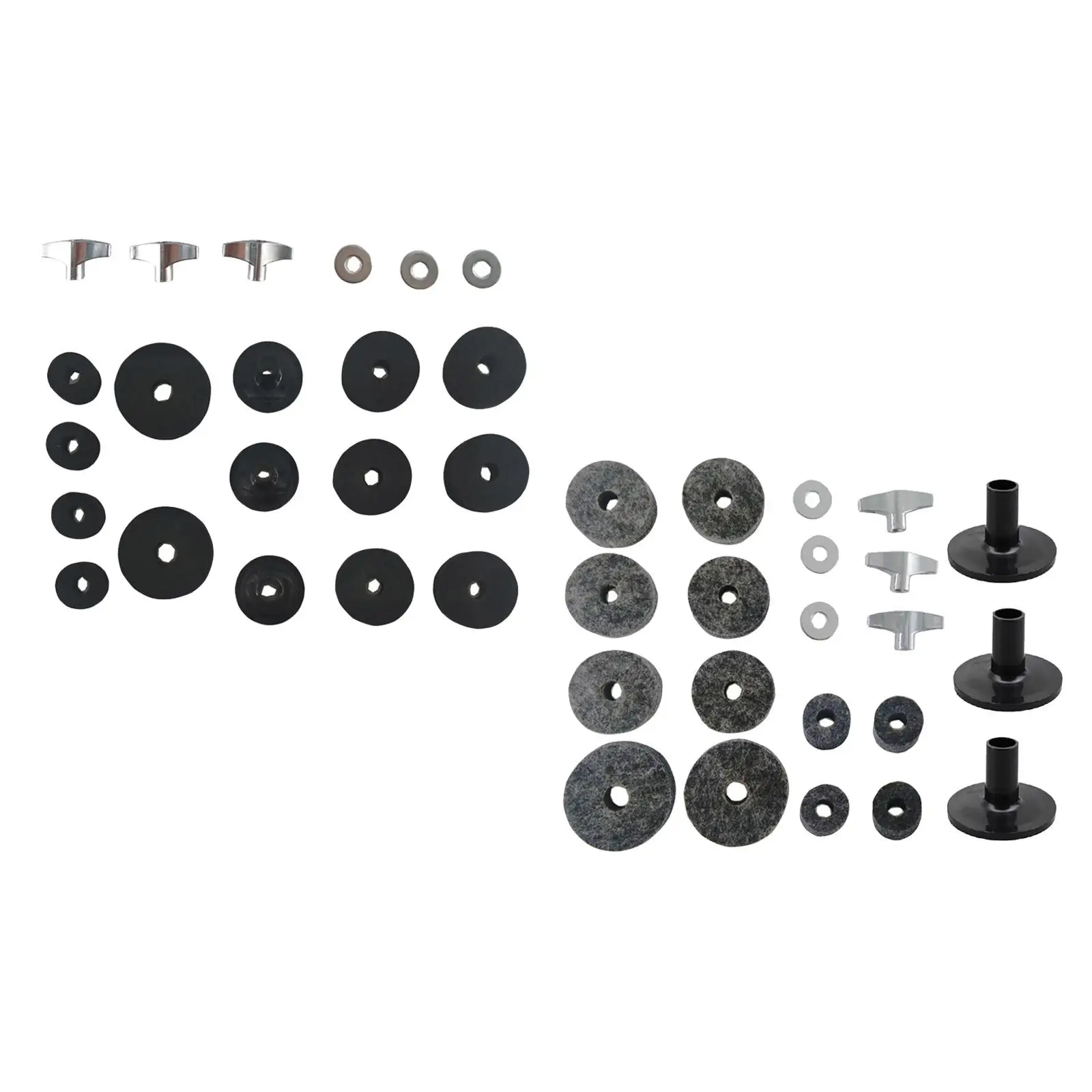 Percussion Musical Instruments Accessories High Performance Replacement Felt Pad Wing Nut for Drum Set