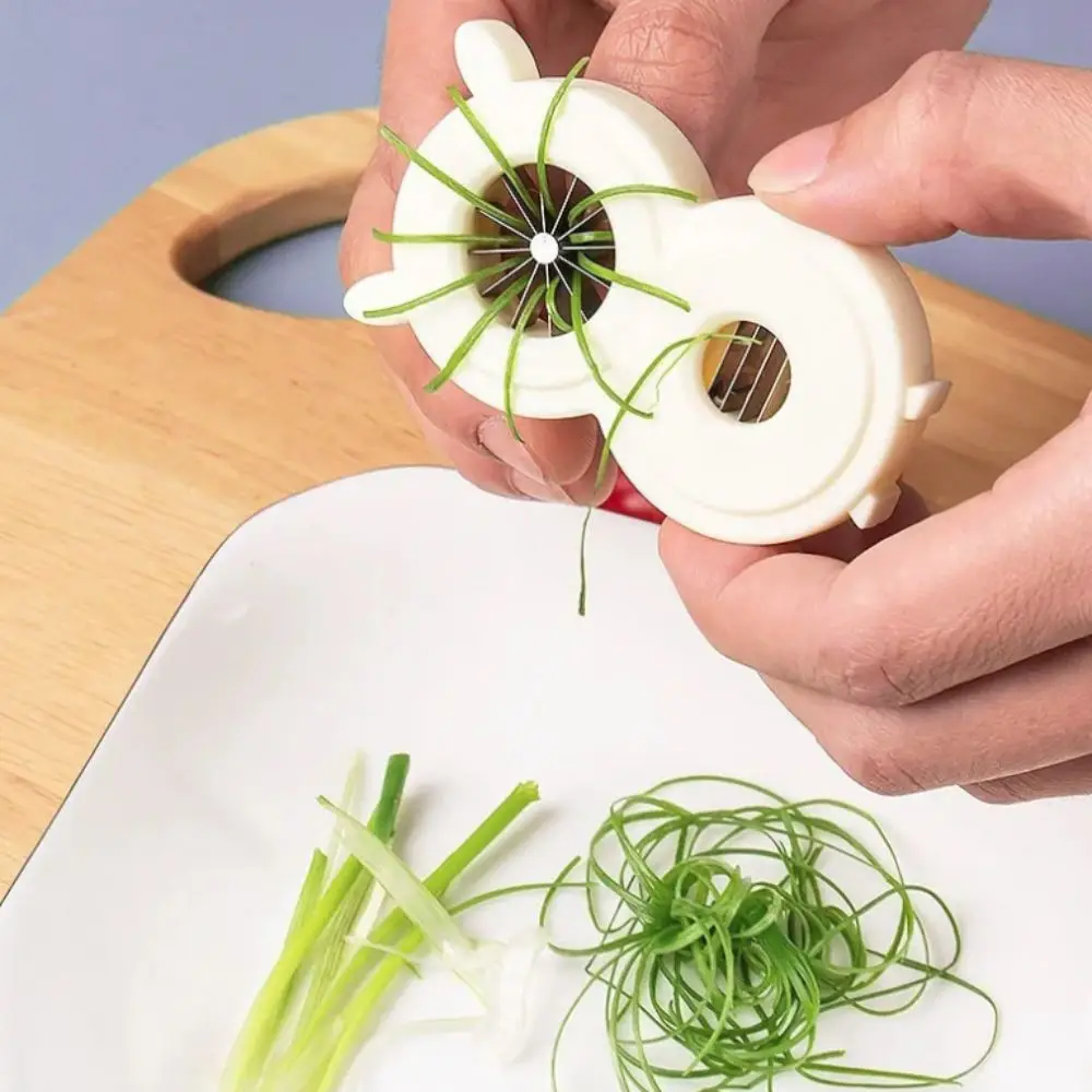 Mini Stainless Steel Spring Onion Slicer Superfine Scallion Shredder Vegetable Cutter Chopper Easy Multifunctional Kitchen Tools