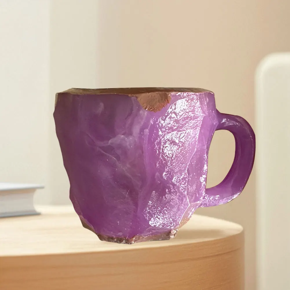 

Imitation Mineral Crystal Coffee Mugs Colorful Fake Crystal Mug Multi-use Elegant Imitation Mineral Cup Gift for Family Friends