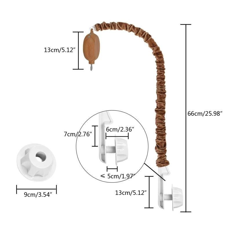 아기 뮤직 박스 모바일 유아용 침대 침실 장식 유아용 침대 주위에 매달린 용품 15UB
