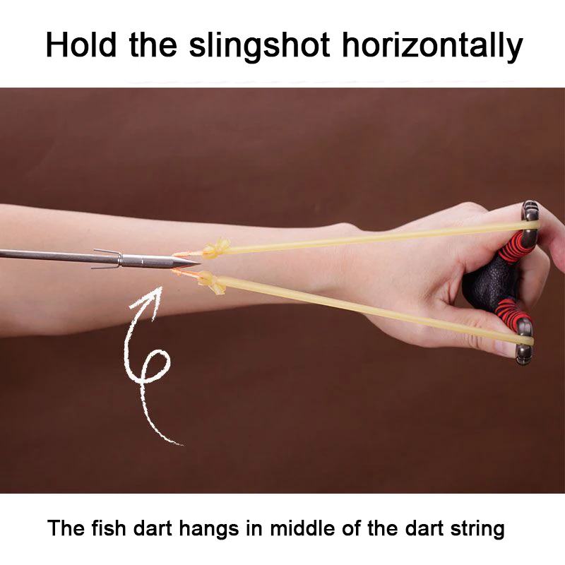 High Precision Slingshot Fish Dart Deep Water Launcher Slingshot Multi-Style Bullet Dart Hunting Fish Arrow Accessories