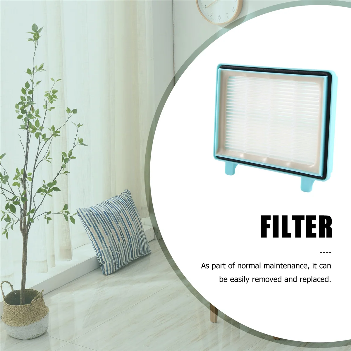 Filtro Hepa para aspiradora Philips FC5832 FC5835 FC5836 FC5982 FC5988 FC9350 FC9351 FC9352 FC9353, piezas de Robot