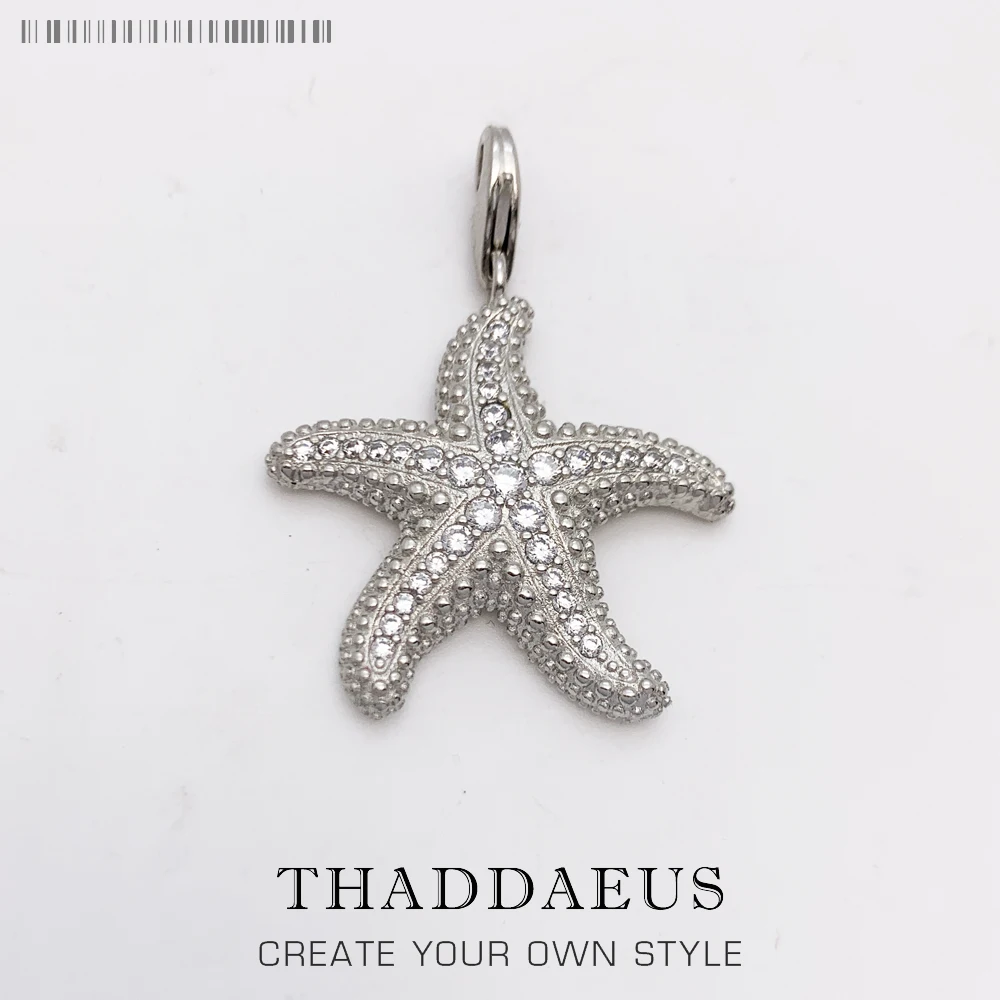 Pendants Starfish Pave,2019 Brand Glam Fashion Jewelry Europe Trendy  Bijoux Accessories Gift For  Woman