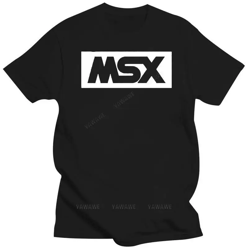 Mens Clothing MSX T Shirt - Retro Computer, Logo  Arrived Summer Fashion Style Men T-Shirt Cotton  Casual Tee Shirt Big Size