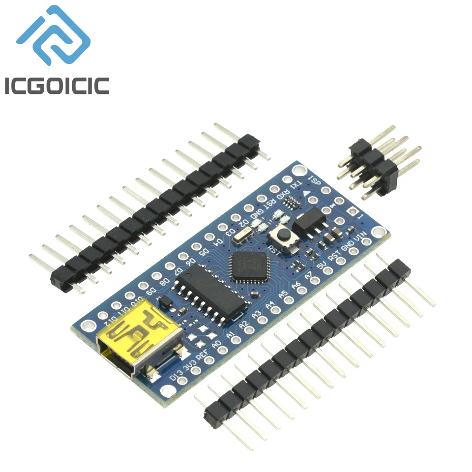 Nano V3 Atmega328P/ATMEGA168 TYPE-C Mini Micro MCU Core Board Welding Development Board Improved Version Module For Arduino