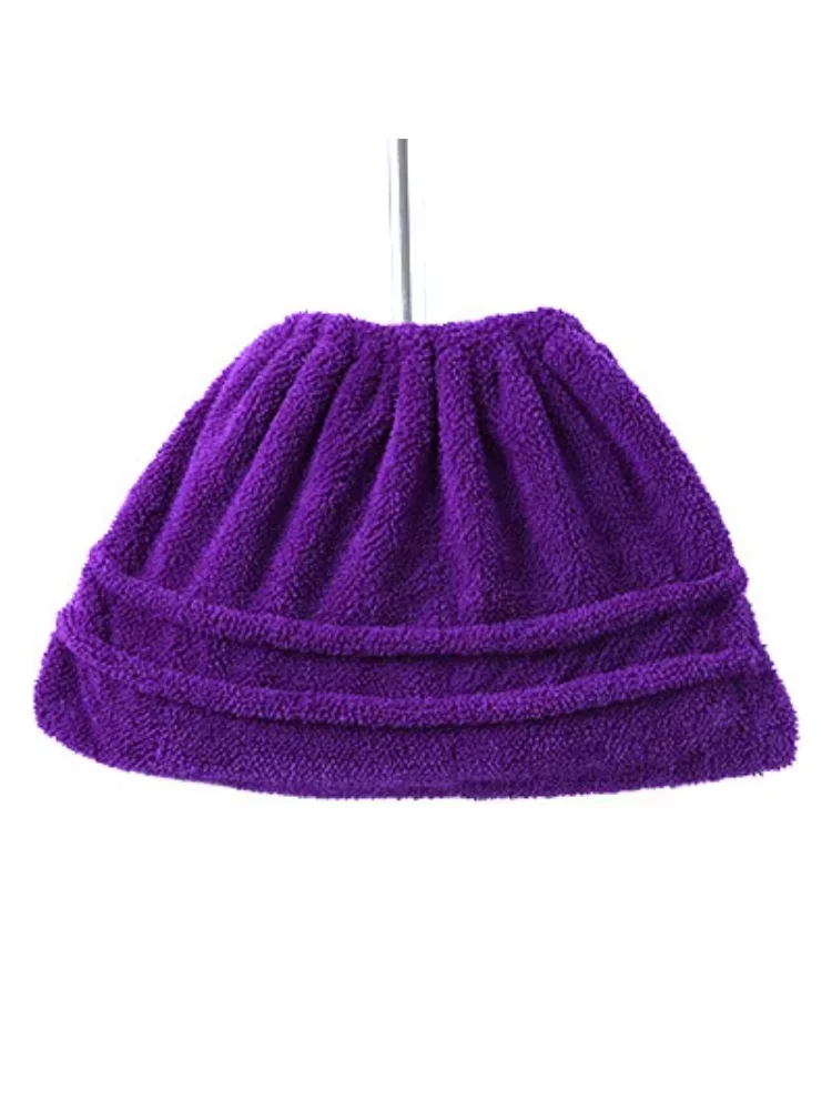 Elastic Coral Velvet Broom Cover for Efficient Sweeping and Dust Removal on Delicate Surfaces like Furniture and