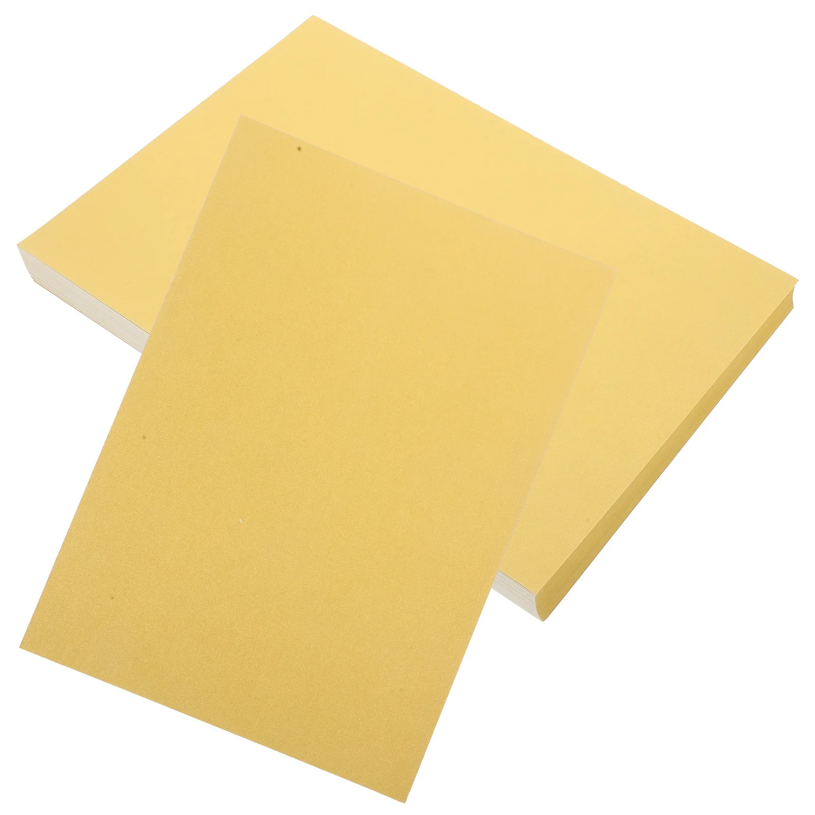 50 Sheets A5 Gold Construction Paper Thick Multi Function for Printing Craft DIY Gold Construction Paper Thick Printer Sheets