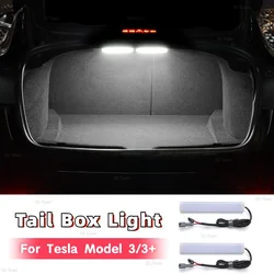 Illuminazione del bagagliaio dell'auto per Tesla Model 3/3 + Highland fanale posteriore luci a LED luci d'atmosfera illuminanti accessori per auto 2021-2024