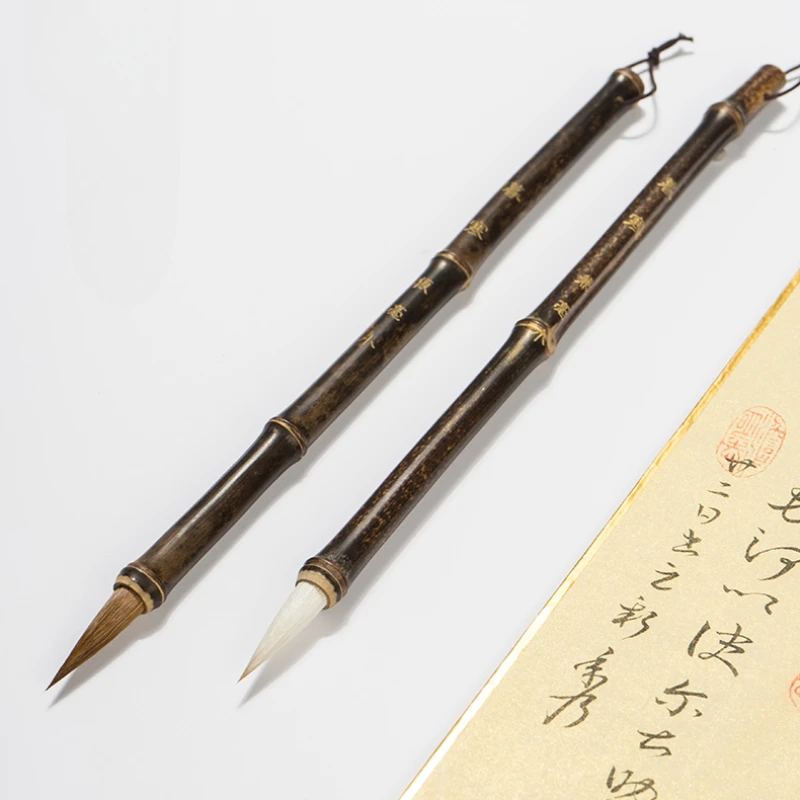 Weasel-Caneta Escova de Cabelo Múltipla, Executando Script Regular, Caligrafia, Cabelo De Lã Suave, Pincéis De Pintura Chinesa