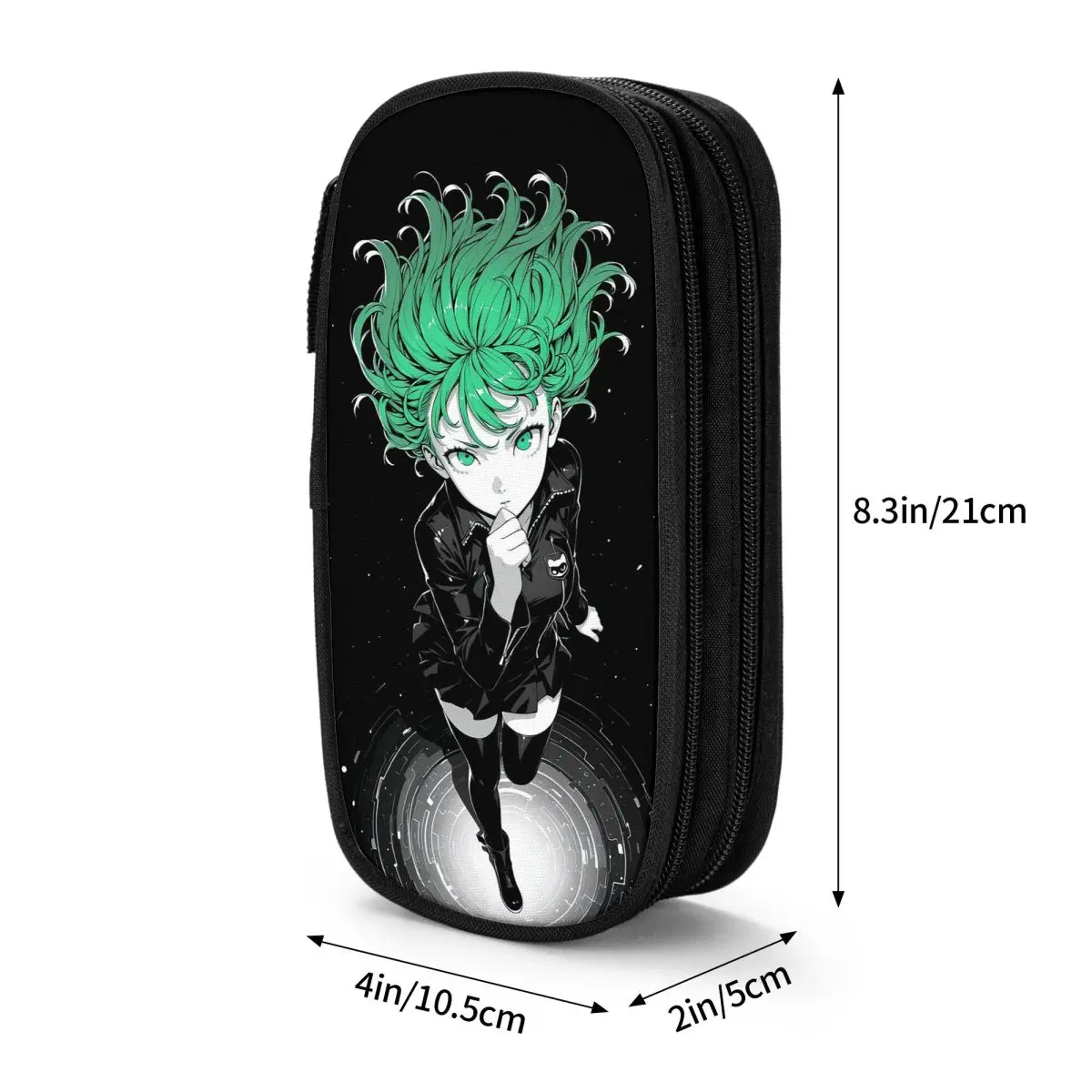 Tatsumaki One Punch Man Anime Pencil Case for Boys Girls School Pen Box Pencil Bag Stationery Supplies Pen Holder Bag