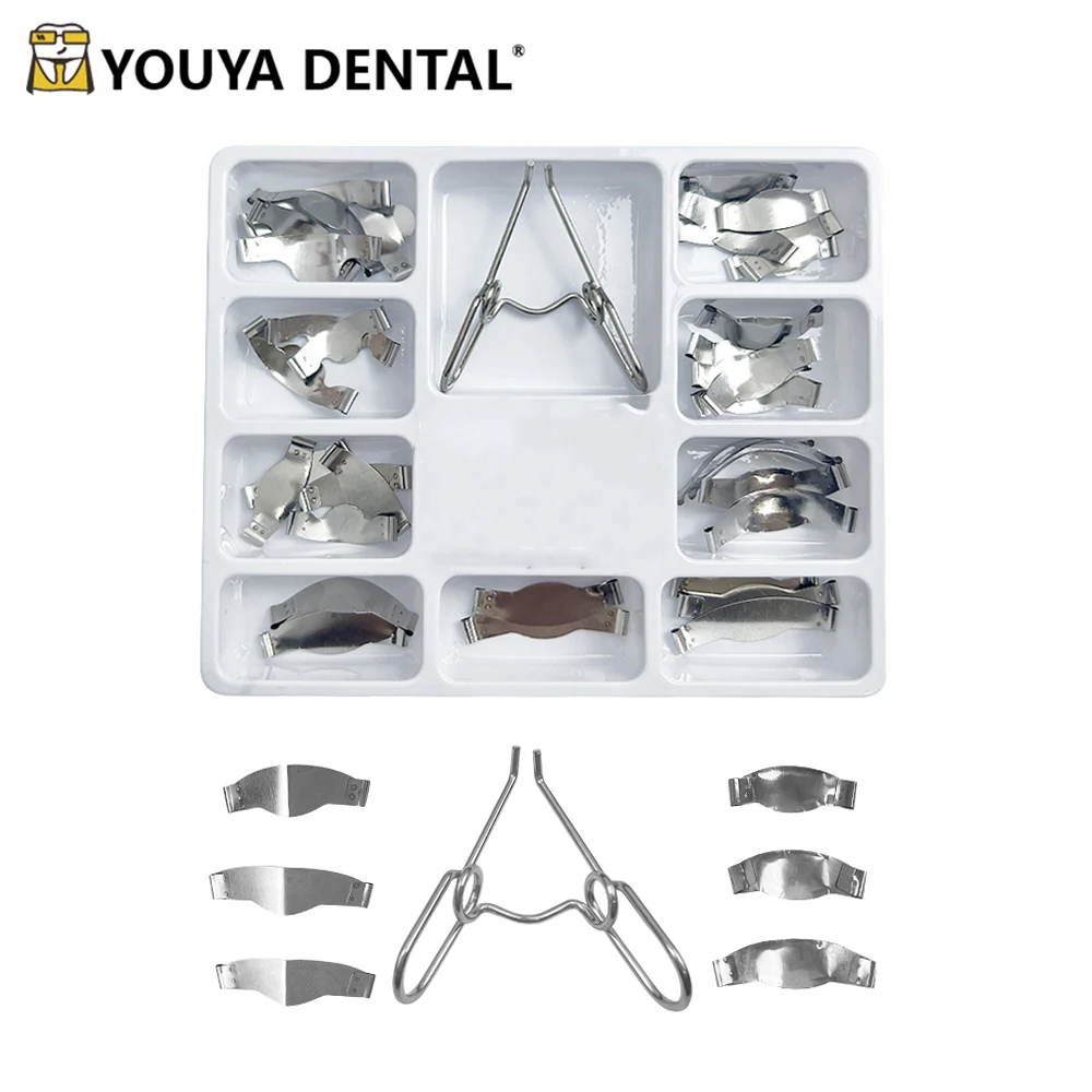 

Стоматологический формовочный лист, металлические матрицы doubanmould, полимерное зажимное/разделяющее кольцо, стоматологические материалы, инструменты