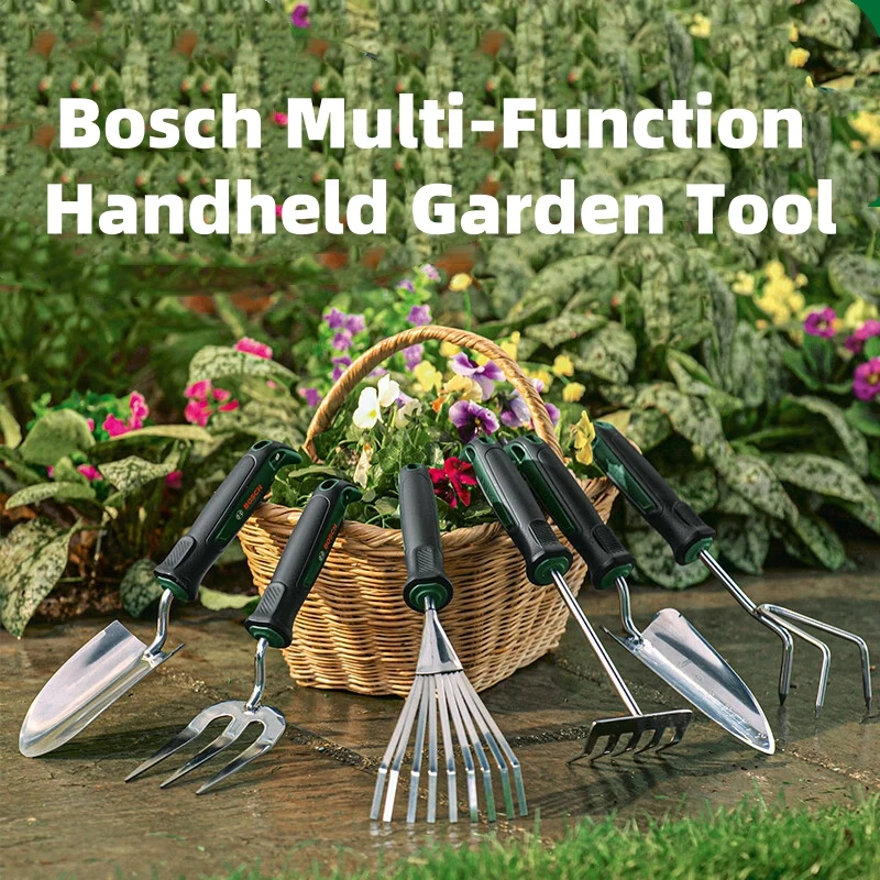 Bosch Garden Hand Tool เกรียงปลูกเกรียง Hand Rake Garden Cultivator ส้อมมือมือถือสวนเครื่องมือ