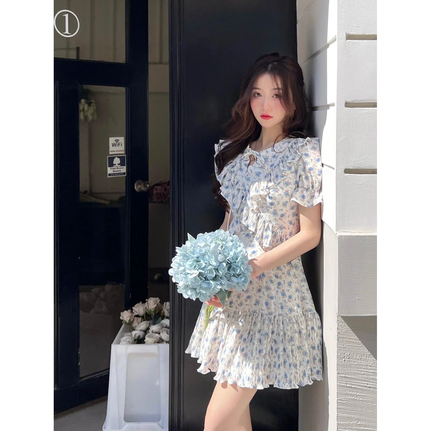 Flower Leaf Floral Small Crowd Design 2023 Summer New High Plus Size es Vestidos Women Dress