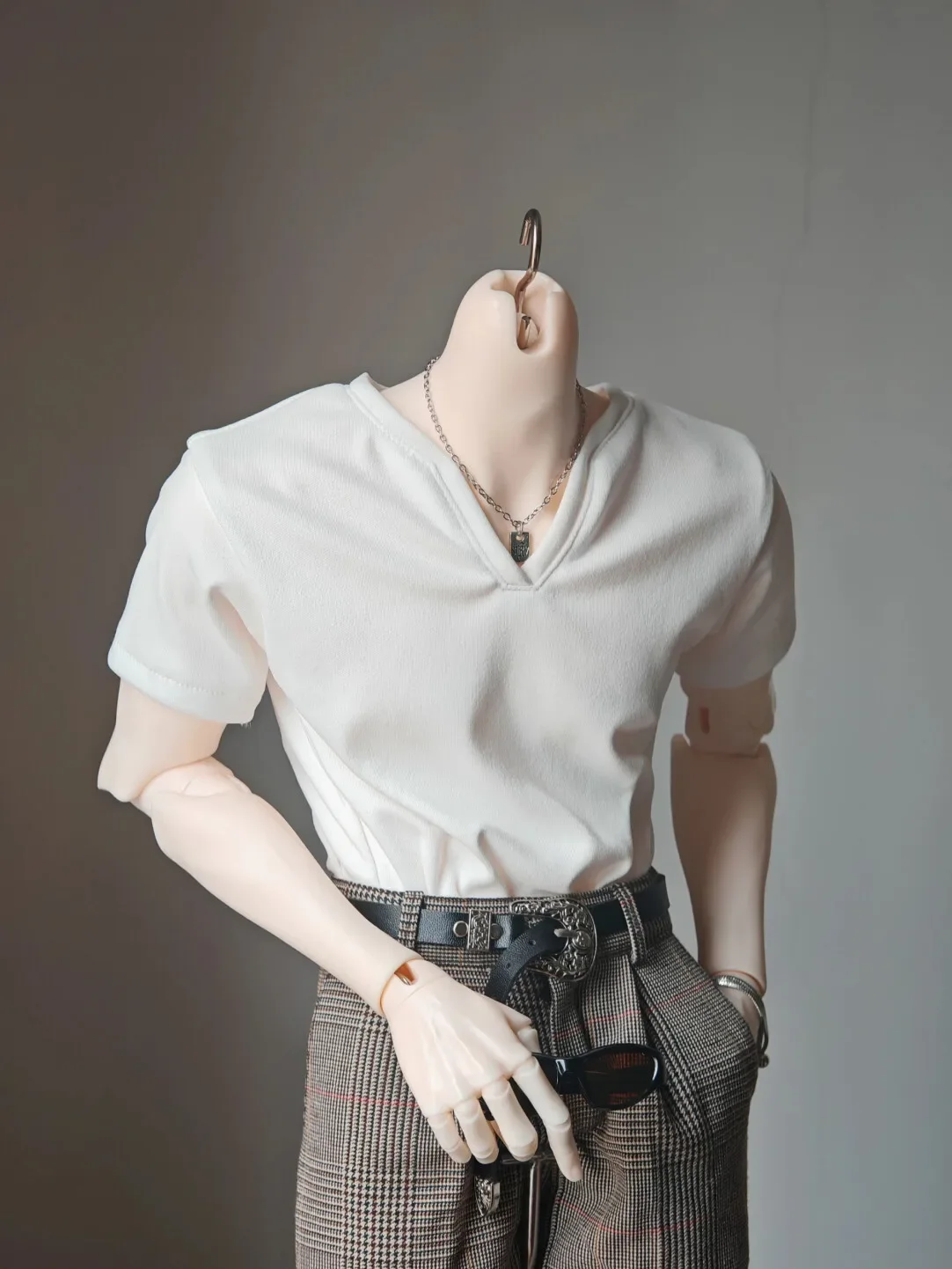 

1/3 кукольная одежда, футболка подходит для 75/77 см, мужская кукла Bjd, высокая эластичность, с короткими рукавами, нарядные игрушки, аксессуары для кукол, без куклы