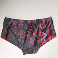 Men Swimwear Brazilian Traditional Cut Swimsuits Swim Bikini Surf Boxer Briefs Board Shorts Trunks Black and Red Sunga 5