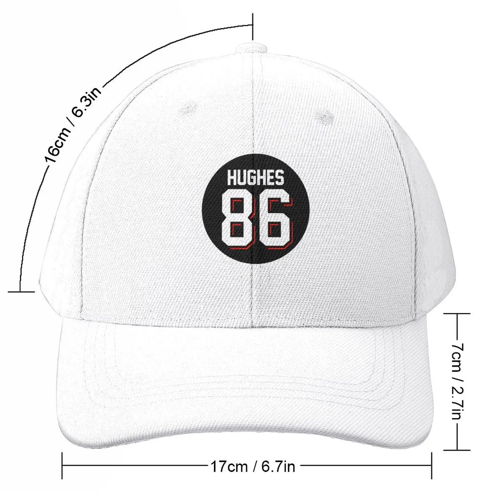 jack hughes jersey number Baseball Cap Gentleman Hat Custom Cap Beach Outing Ladies Men's