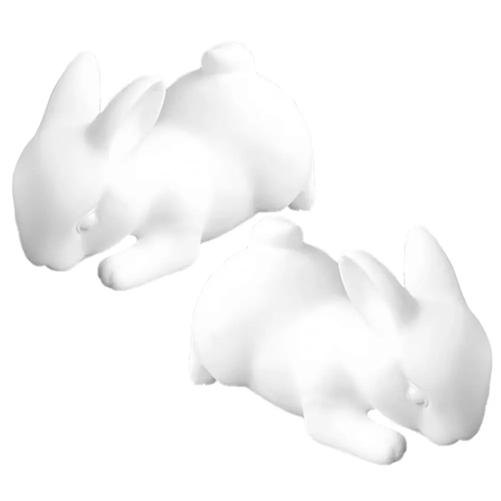 1Pair Ceramic Rabbit Bookends Adorable Decorative Bookends for Books Desktop Shelf File Organizer Book Ends Book Ends