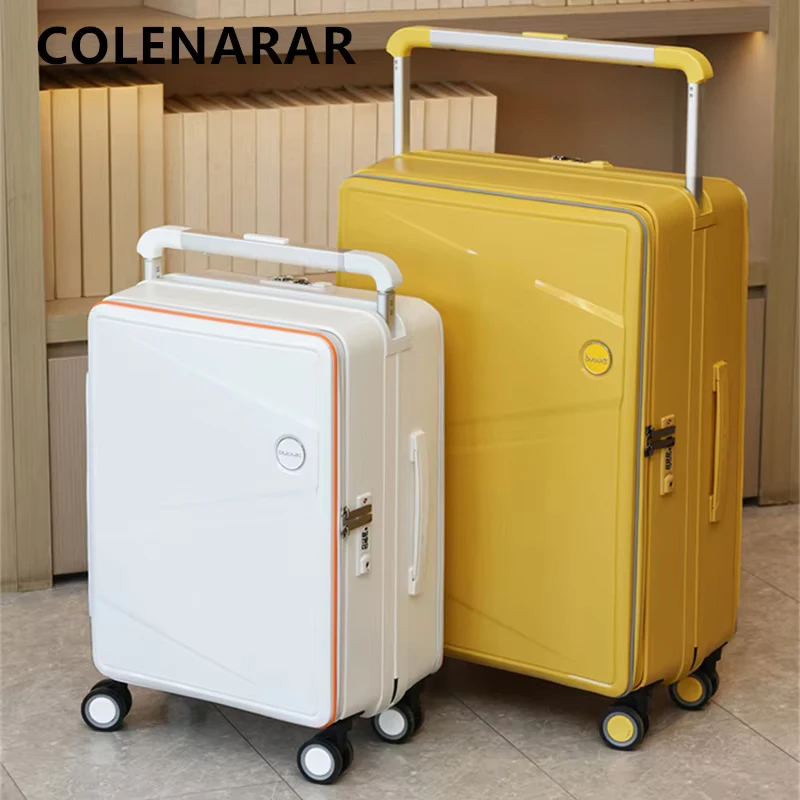 COLENARA High Quality Suitcase 20 Inch ABS+PC Boarding Box 24
