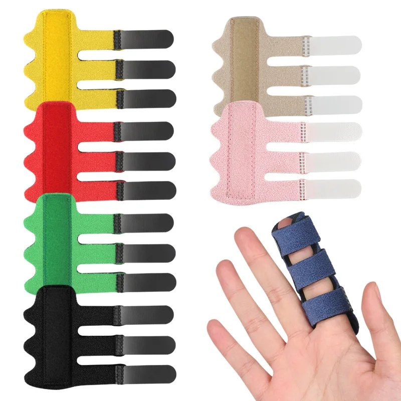 1PCS Finger Splints Fix Trigger Adjustable Brace Straightening Support for Index Middle Ring Finger Tendon Release Pain Relief