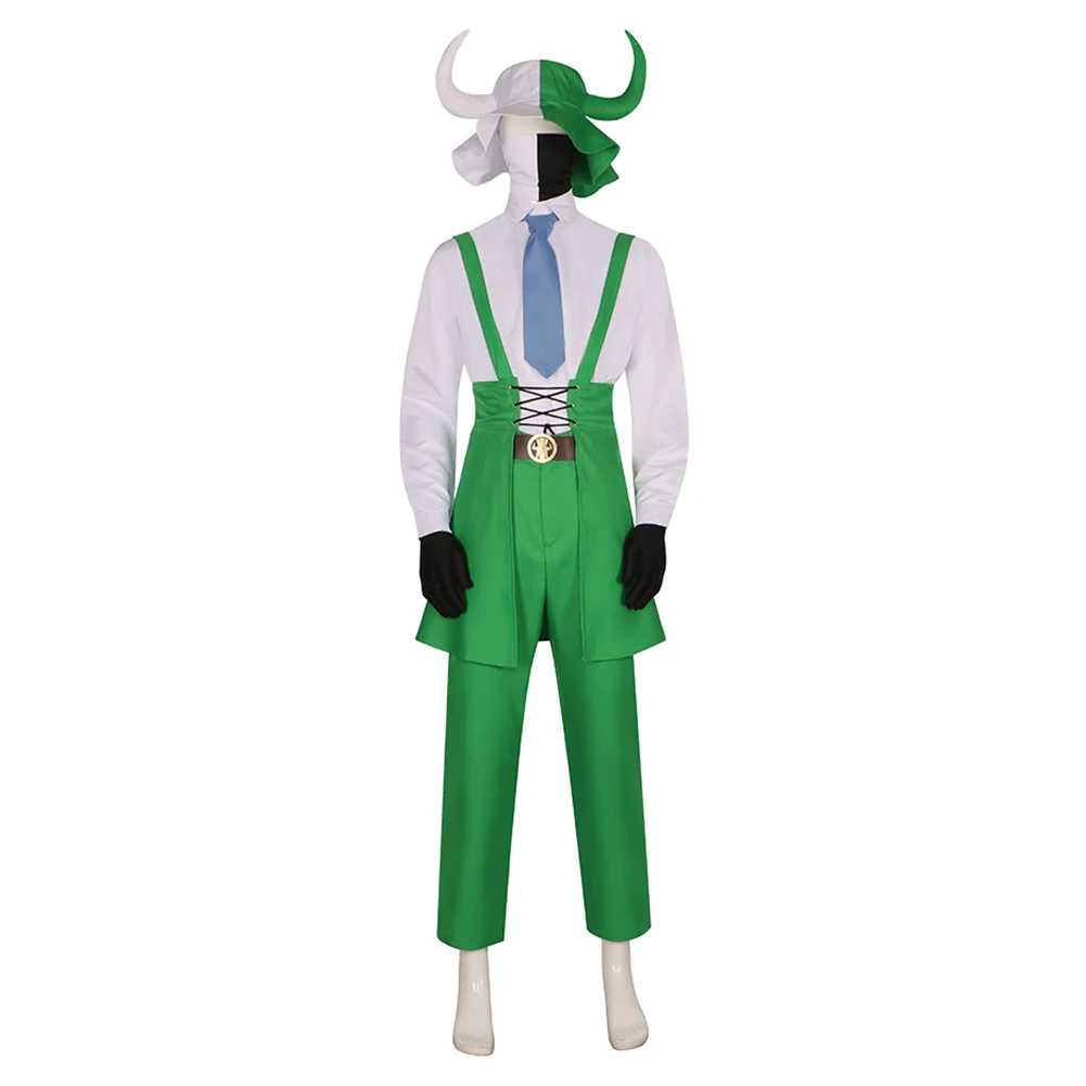 Adult Anime Page One Cosplay Costume Pants Cloak Hat Belt Shirt Outfit Halloween Carnival Party Role Play Suit