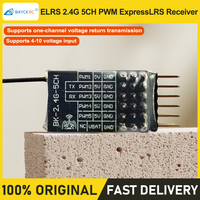 BAYCK ELRS 2.4G 5CH PWM ExpressLRS Receiver with 2.0dBi 2.4G Copper Pipe Antenna PWM/CRSF Protocol for RC FPV Drone Fixed Wing
