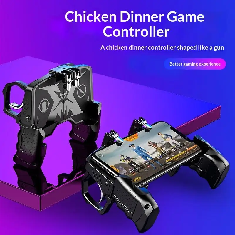 Trigger Free Fire PUBG Controller for Cell Phone Gamepad Joystick Android IOS Control Mobile Game Pad Pugb Smartphone Command