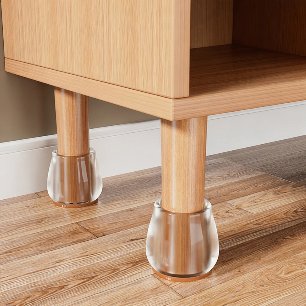 TPE Anti-Slip Furniture Leg Pads Hardwood Floors Protectors Chair Leg Anti-Slip Noise Reduction Furniture Leg Cap For Chair