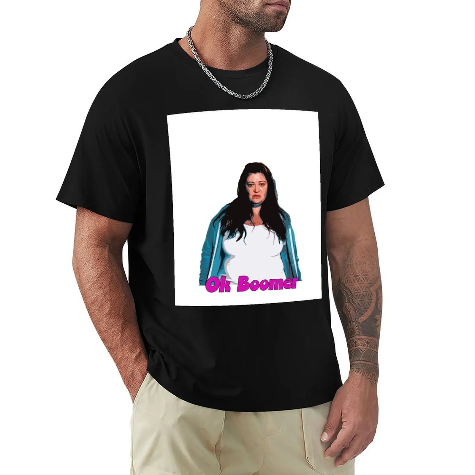 

Wentworth Boomer, Ok T-Shirt Large Size Casual Tee Shirt