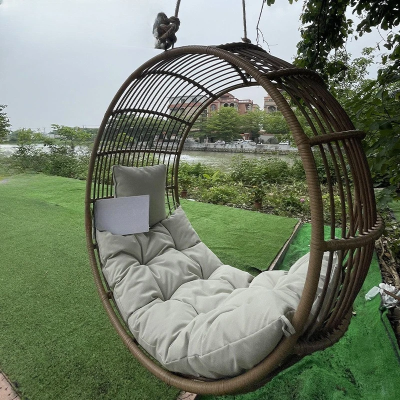 Garden Garden Disassembly and Assembly Swing Hanging Chair Outdoor Leisure Balcony Single Rattan Hanging Basket