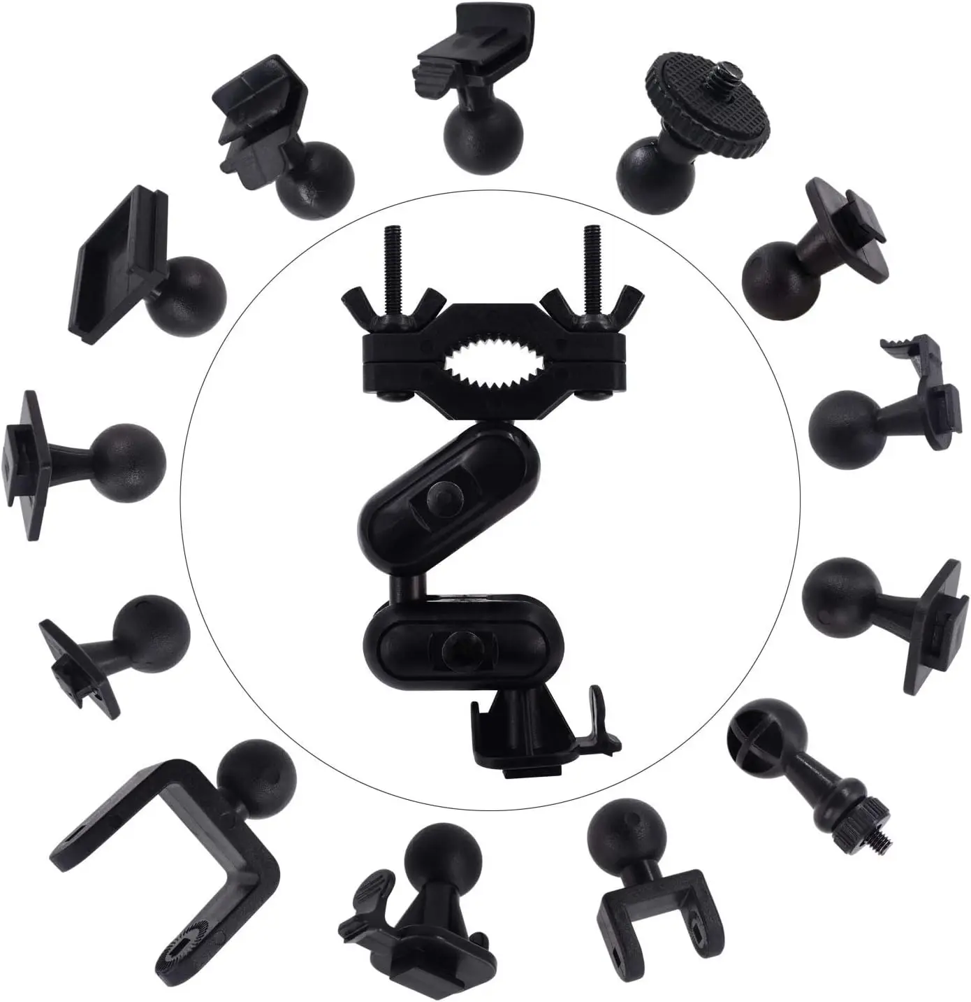 

Dash Cam Mirror Mount Holder - Rearview Mirror Dash Cam Mount Holder with Various Joints fits 99% On-Dash Mounted Cameras