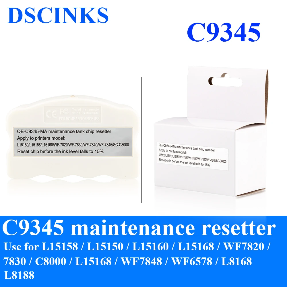 C9345 Maintenance Resetter For Epson ET-16600 ET-16650 ET-8550 ET-5800 ET-5880 L8050 L15150 WF-7840 WF-7830 WF-7310 EC-C7000