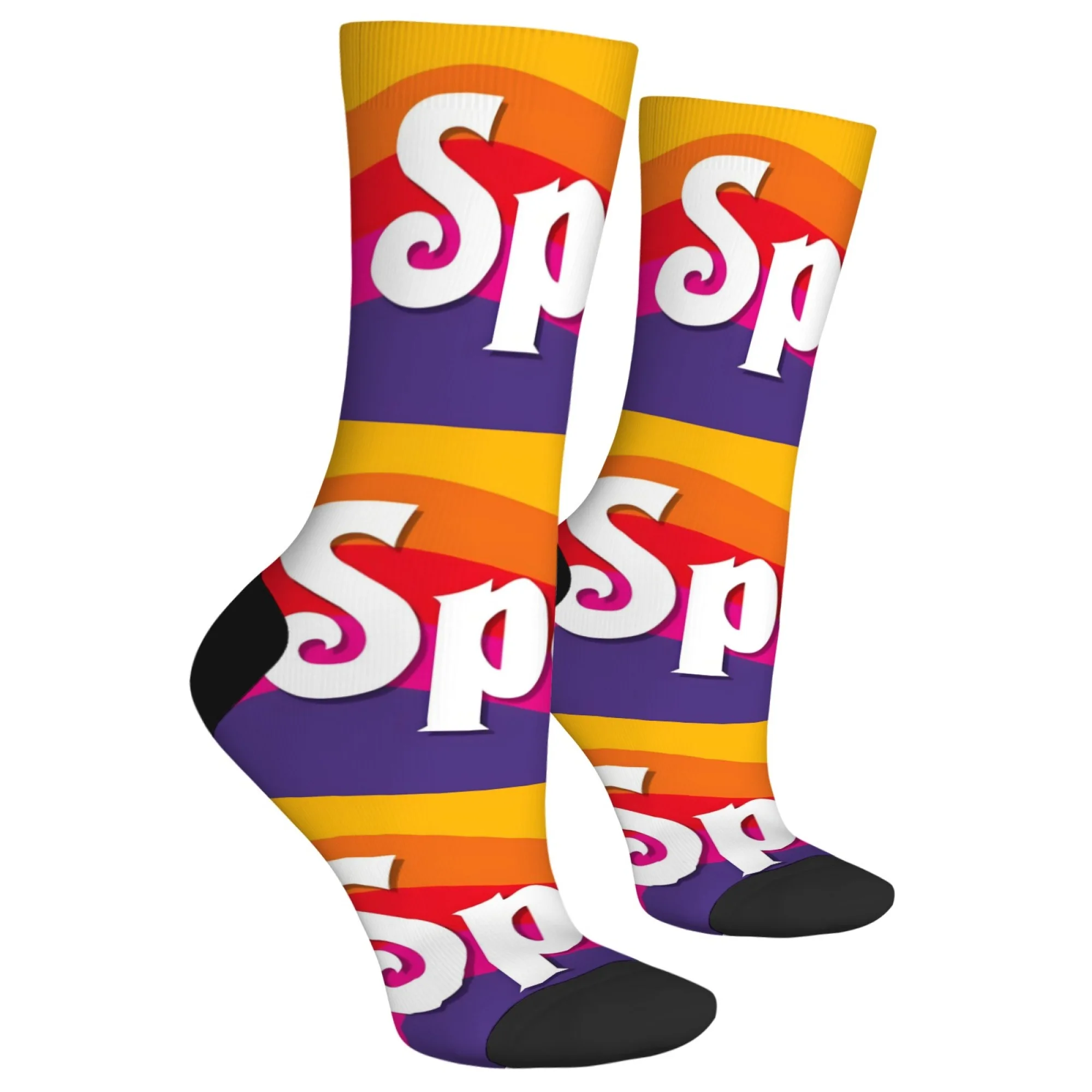 Novelty Happy Men's Socks Paulaner Spezi Munich Beer Drink Hip Hop Harajuku Retro Style Outdoor Non-slip Cycling Socks Fun Gift
