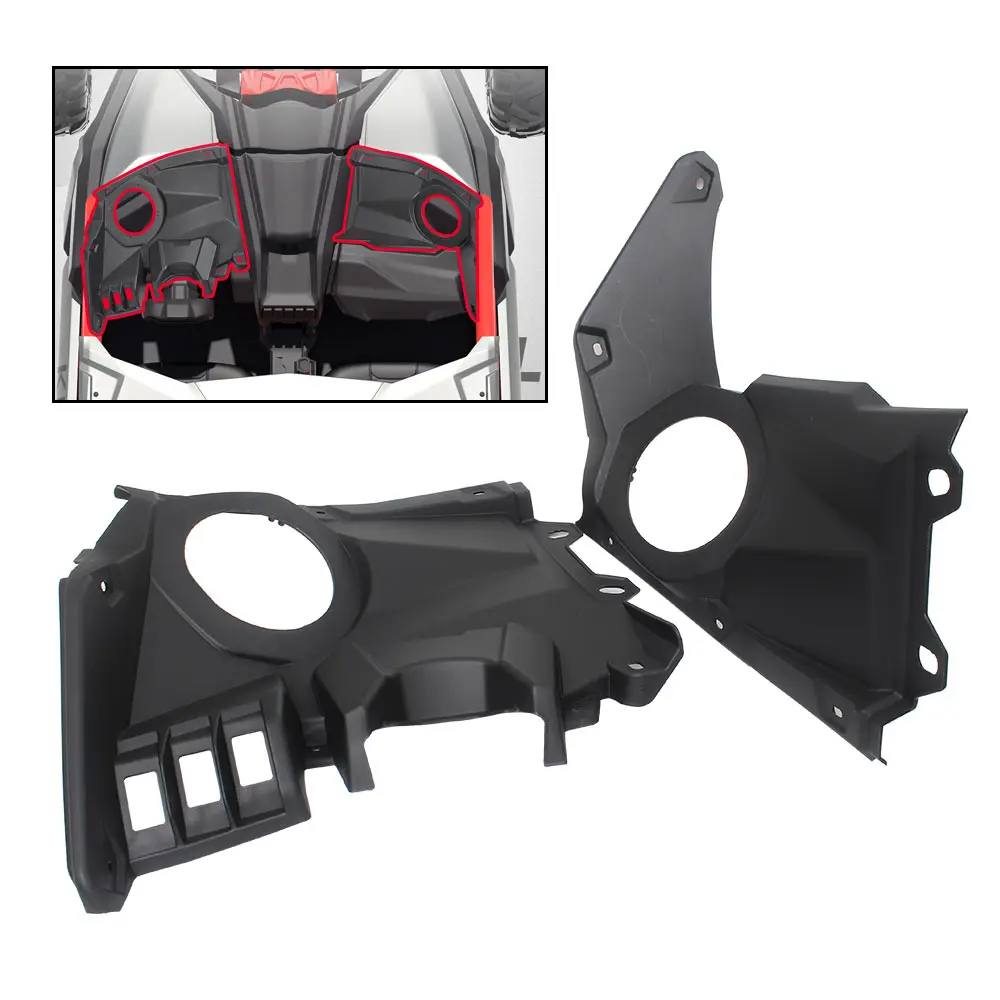 

UTV Front Dashboard Speaker Stereo Pods Dash Kit Covers For Can-Am Maverick X3 XDS XRS MAX Turbo R DS RS 17-2023