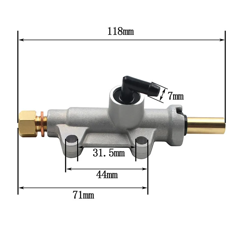 Rear Foot Brake Master Cylinder Pump for ATV Polaris Scrambler Sportsman Woker 335 400 450 500 600 700 800 Diesel 455 Xplorer