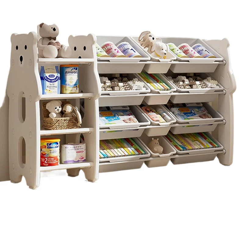

Baby toys multi-layer storage shelves, living room wall storage cabinets, classified and sorted infant