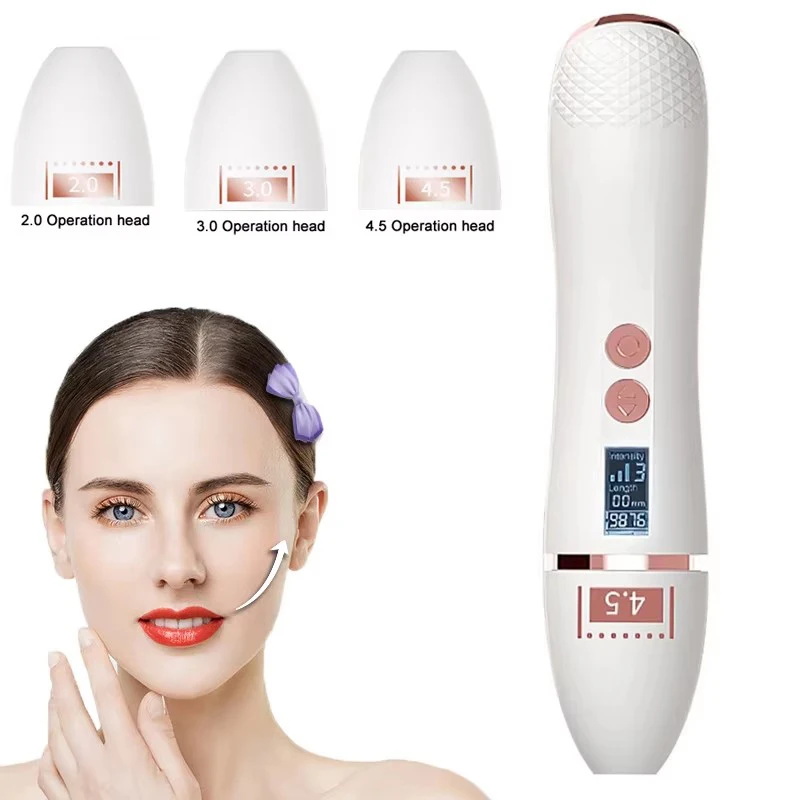 7D ใหม่ Mini Hifu Ultrasonic Face Lifting Massager Eye Care อุปกรณ์ความงามสําหรับ Home SPA Anti-Aging กระชับผิวกําจัดริ้วรอย