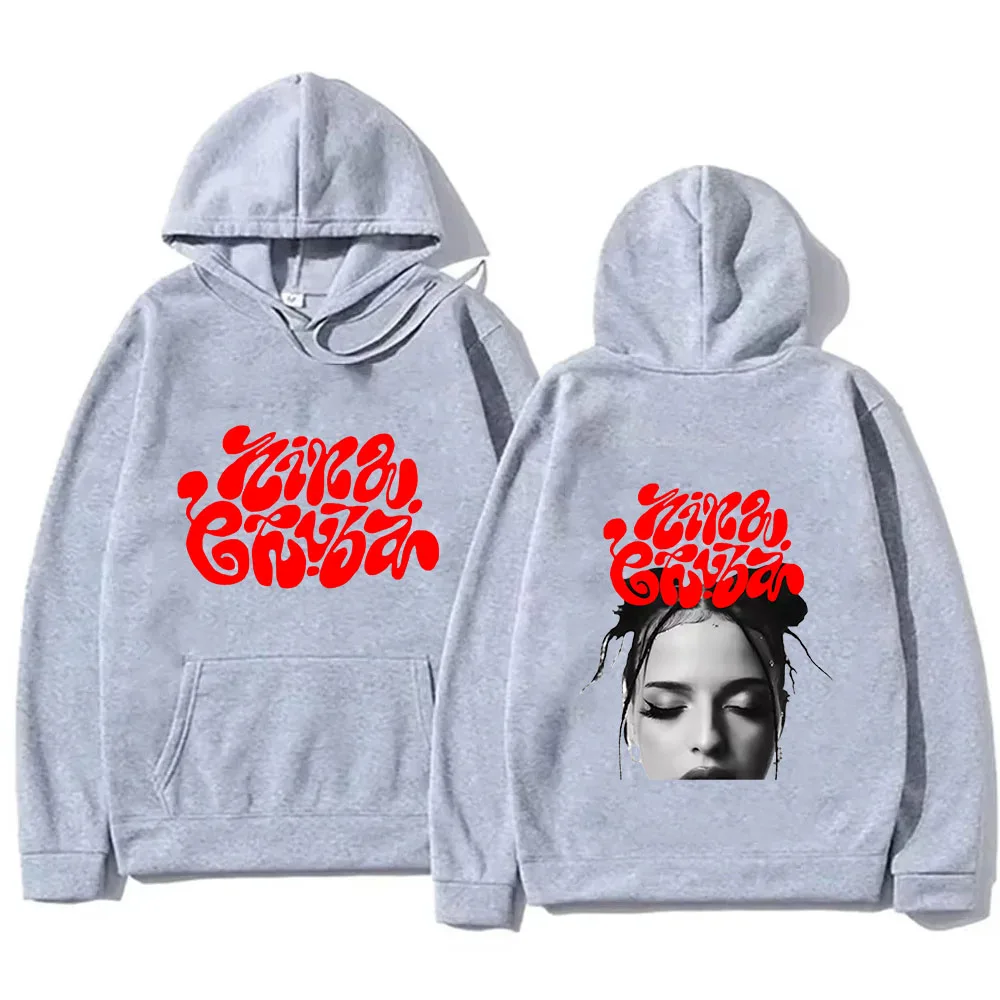 ساحة جولة جديد نينا تشوبا هوديي الرجعية النساء/الرجال هوديس الخريف الشتاء الملابس الجمالية البلوز البلوز Vintage المشجعين الهدايا