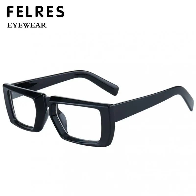 FELRES Square Anti Blue Light Reading Glasses Men Women Prescription Eyewear Optical Glasses Single Focus Presbyopic Glasses+1.5