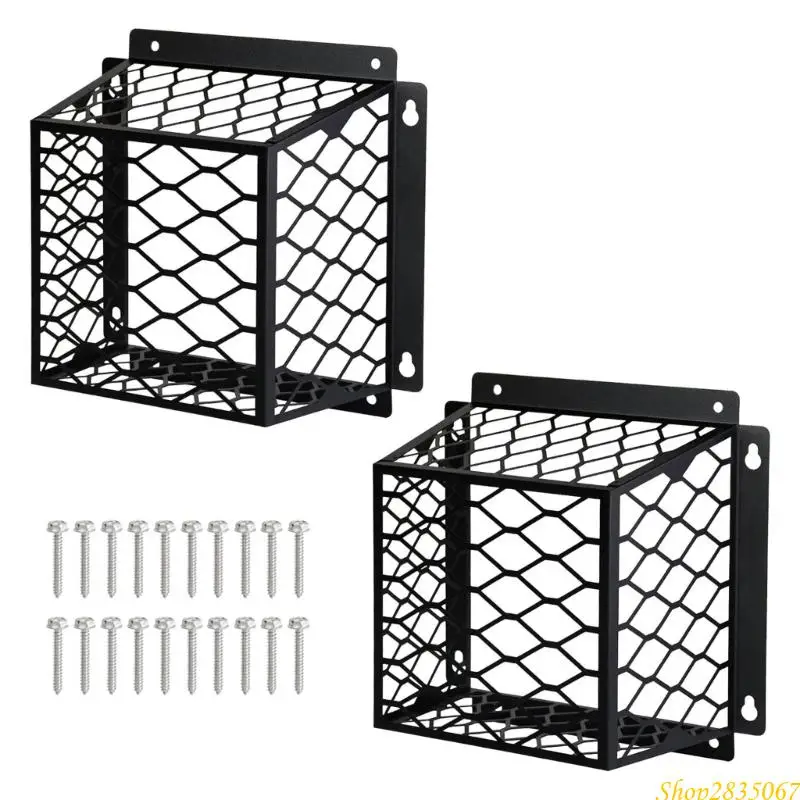 

2Pcs Dryer Vents Bird Guard Replacement Carbon Steel Ventilation Bird Cage for 3 to 4inch Exhaust Fan Cover Easy to Use 831F