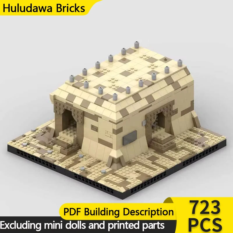 Popular Star Movies Model MOC Building Brick Buildings In The Desert Modular Technology Gifts Holiday Assemble Children Toy Suit