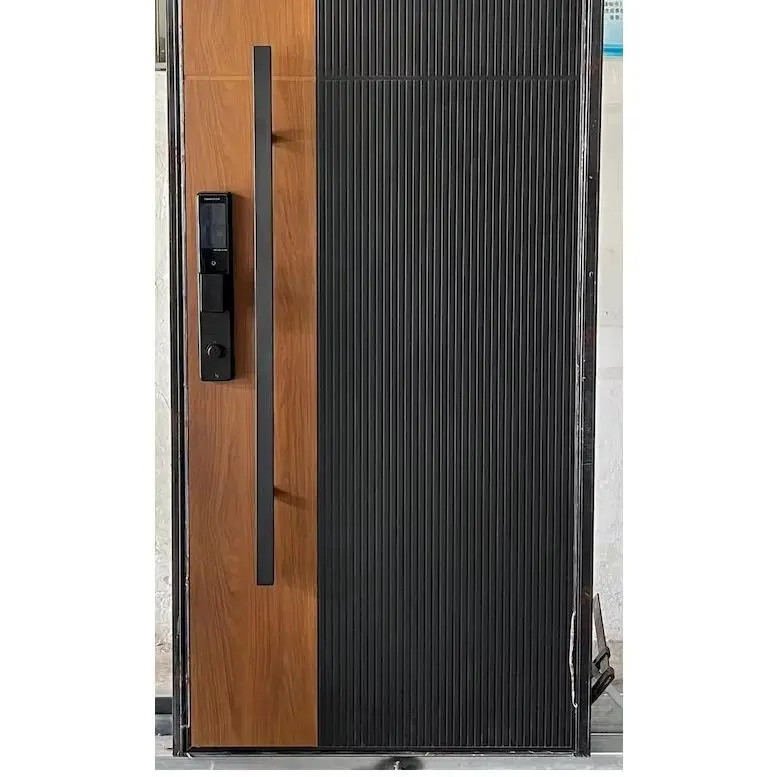 Customization Sleek Modern Stainless Steel Door For Commercial Buildings Easy Installation