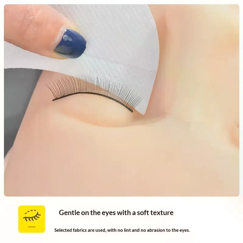 Eye Makeup Stencils Disposable Eyeshadow Stickers Eyeliner Shield Grafted Eyelashes Isolate Eyelash Removal Patches 50Pcs