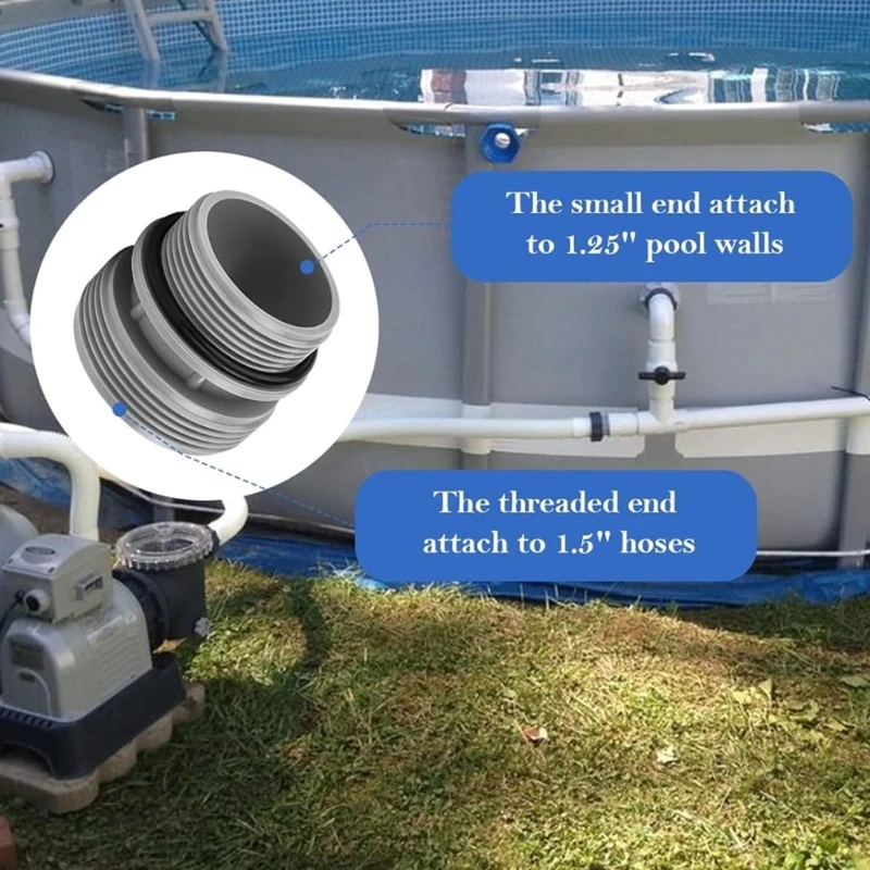 Pack Conversion tuyau piscine, connecteurs tuyau professionnels, Installation Simple A0NC