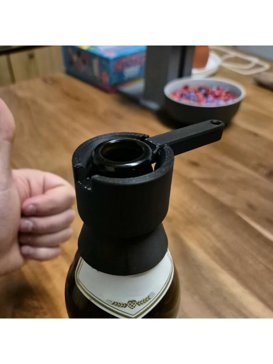 Creatieve Katapult Bierflesopener Leuke Flesdop Launcher Verwijderaar Draagbare Bar Tool voor Thuisfeestjes Buiten Drinken - afbeelding 2