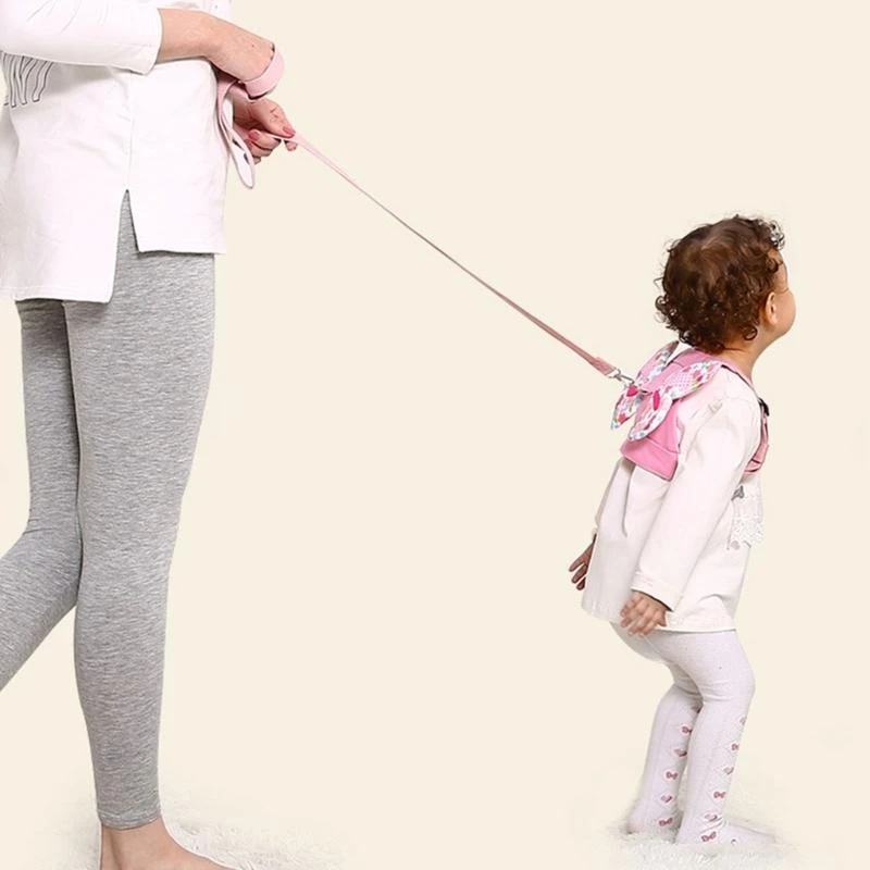 M76C สายรัดเดินเพื่อความปลอดภัยสำหรับเด็กพร้อมลิงค์ข้อมือที่ปลอดภัย สายจูงเด็กสำหรับเดิน