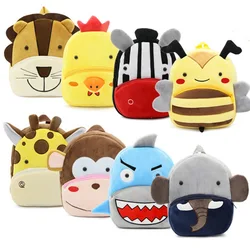 Mini Kindergarten 1-3y Toddler Backpack Cute Kids Plush Backpack Cartoon Animal Bags Children Schoolbag Baby Girls Boys Backpack