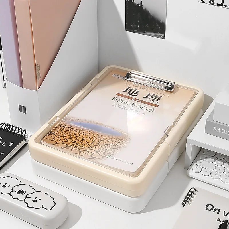Cartella multifunzionale per studenti A4, tappetino per esami, carta di prova, scheda di archiviazione e organizzazione, cartella di file per ufficio dedicata ai archivi