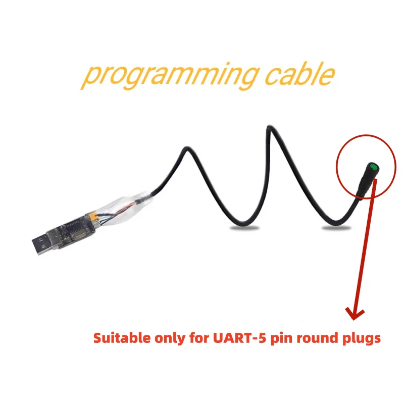 Bafang USB-Programmierkabel Elektrofahrrad Mittelmotorkabel für 8fun / BBS01B BBS02B BBSHD Mid Drive 60CM/100CM – Detail 2
